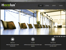 Tablet Screenshot of hecolux.de